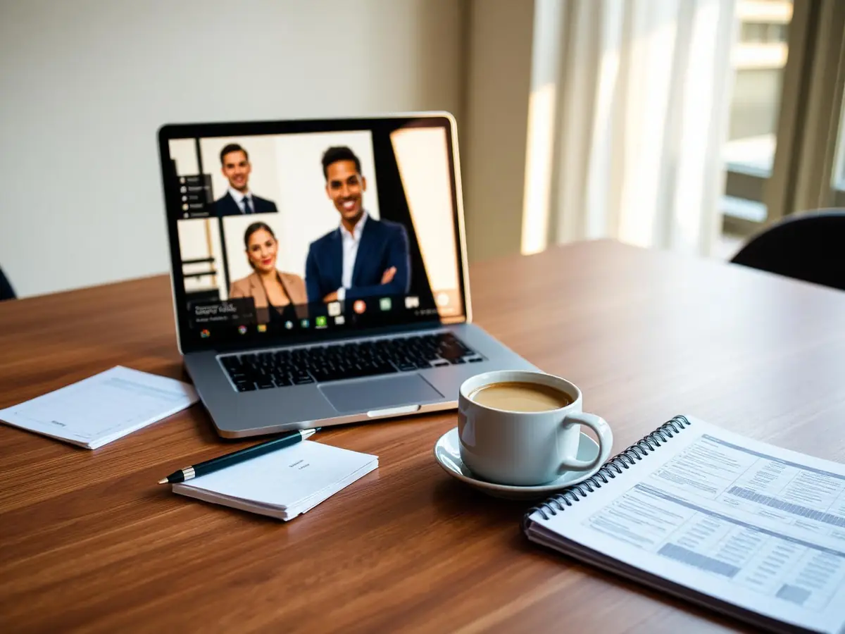 Online-Webinar Arbeitsplatz